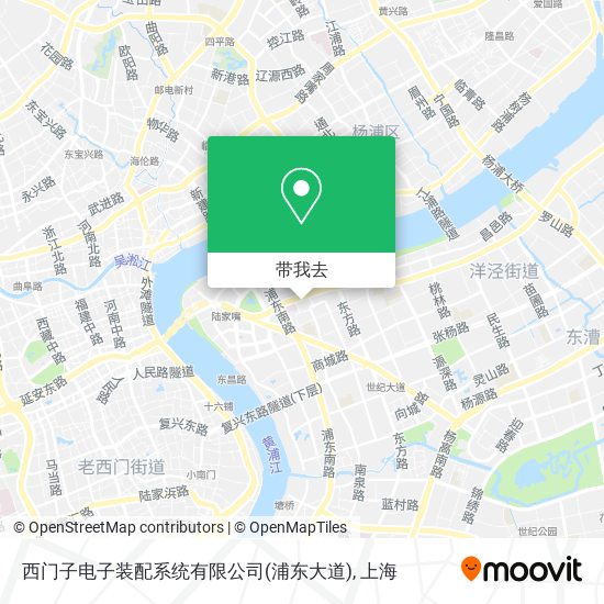 西门子电子装配系统有限公司(浦东大道)地图