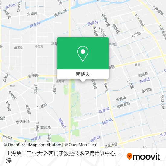 上海第二工业大学-西门子数控技术应用培训中心地图