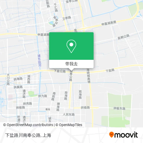 下盐路川南奉公路地图
