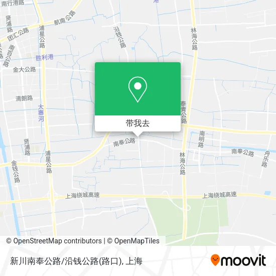 新川南奉公路/沿钱公路(路口)地图