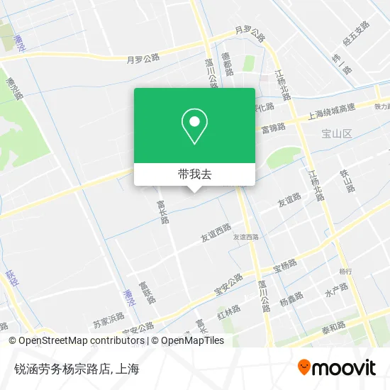 锐涵劳务杨宗路店地图