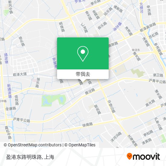 盈港东路明珠路地图