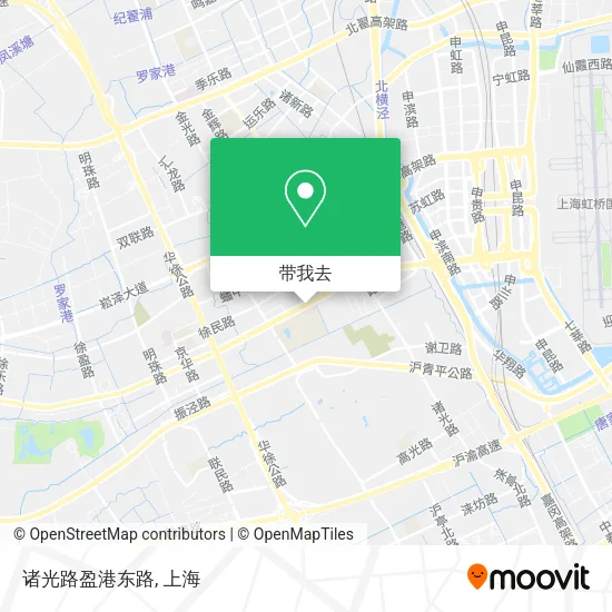 诸光路盈港东路地图