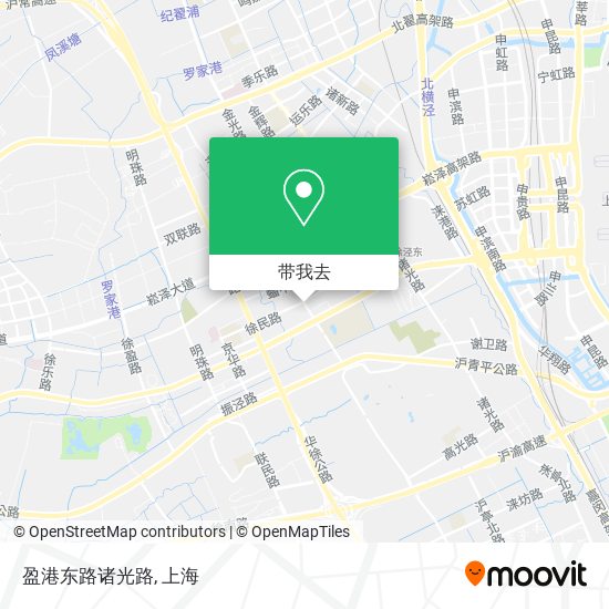 盈港东路诸光路地图