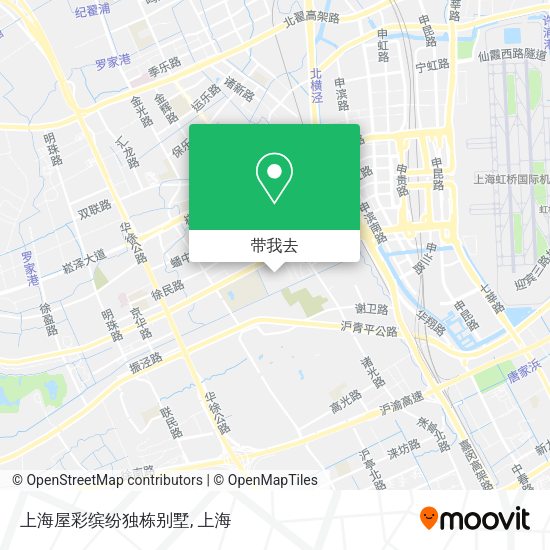 上海屋彩缤纷独栋别墅地图