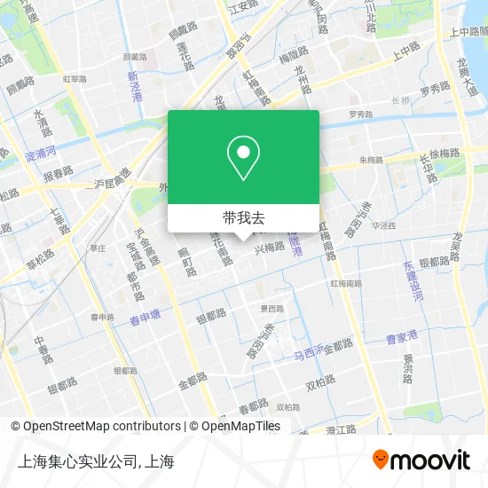 上海集心实业公司地图