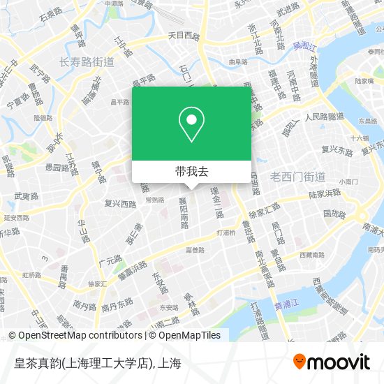 皇茶真韵(上海理工大学店)地图