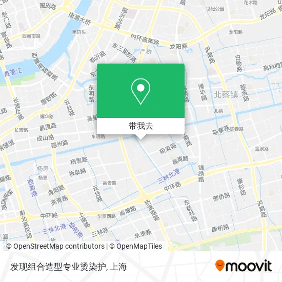 发现组合造型专业烫染护地图