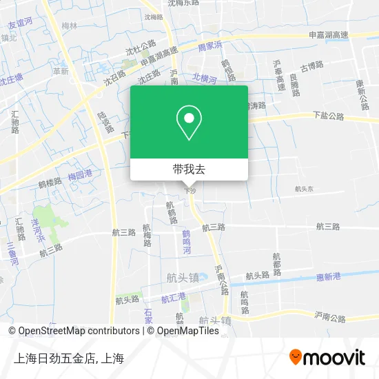 上海日劲五金店地图