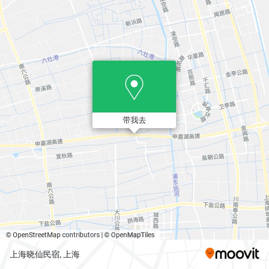 上海晓仙民宿地图