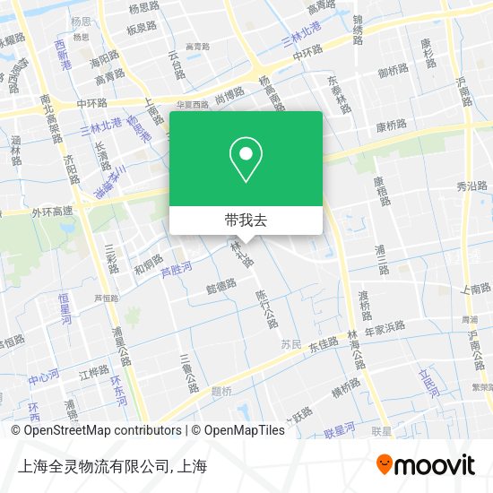 上海全灵物流有限公司地图