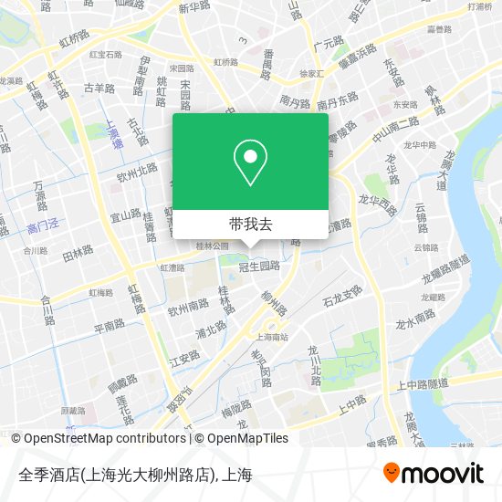 全季酒店(上海光大柳州路店)地图