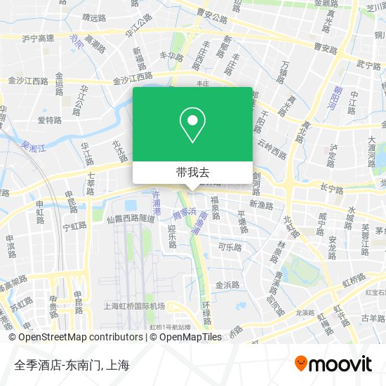 全季酒店-东南门地图
