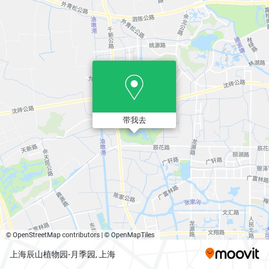 上海辰山植物园-月季园地图