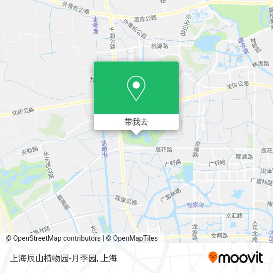 上海辰山植物园-月季园地图