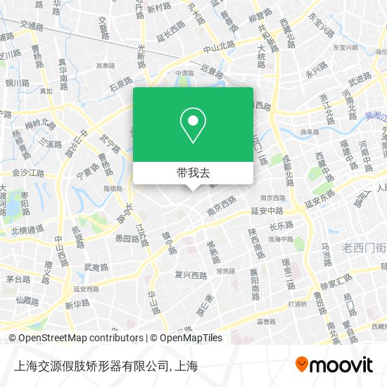 上海交源假肢矫形器有限公司地图