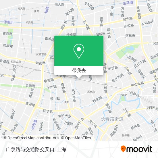 广泉路与交通路交叉口地图