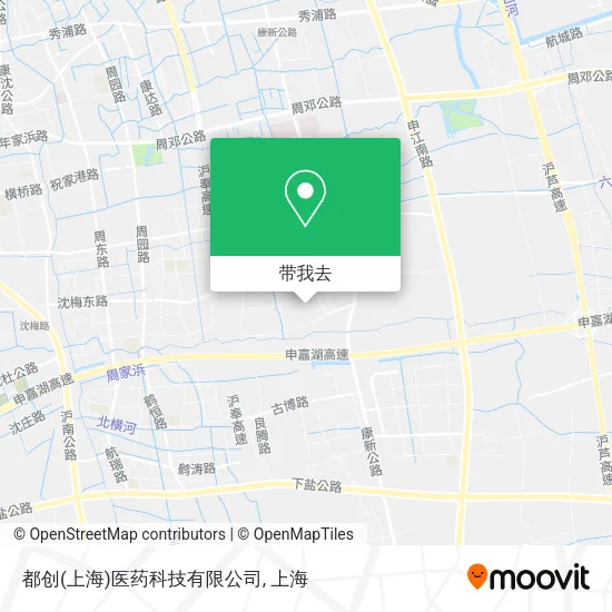 都创(上海)医药科技有限公司地图