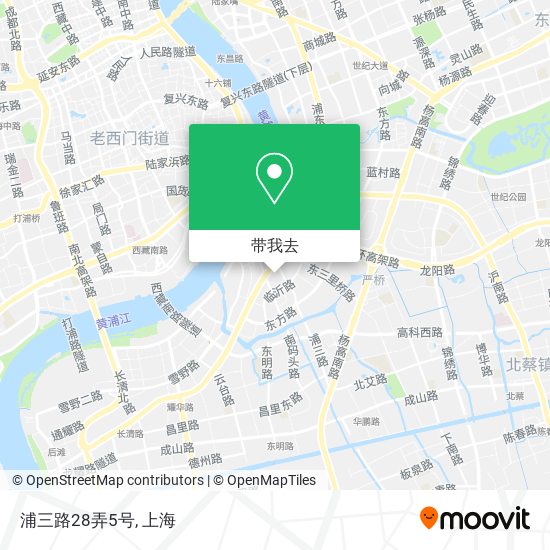 浦三路28弄5号地图