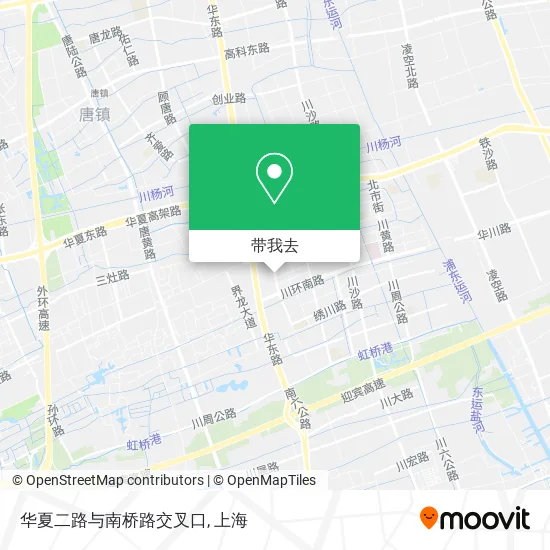华夏二路与南桥路交叉口地图