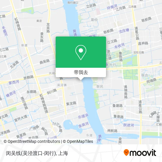 闵吴线(吴泾渡口-闵行)地图