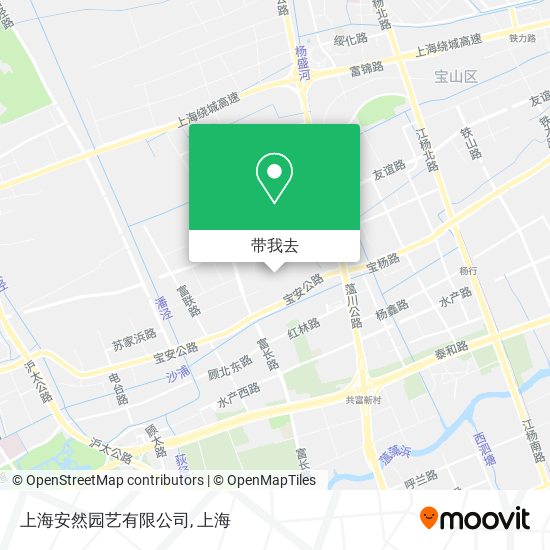 上海安然园艺有限公司地图