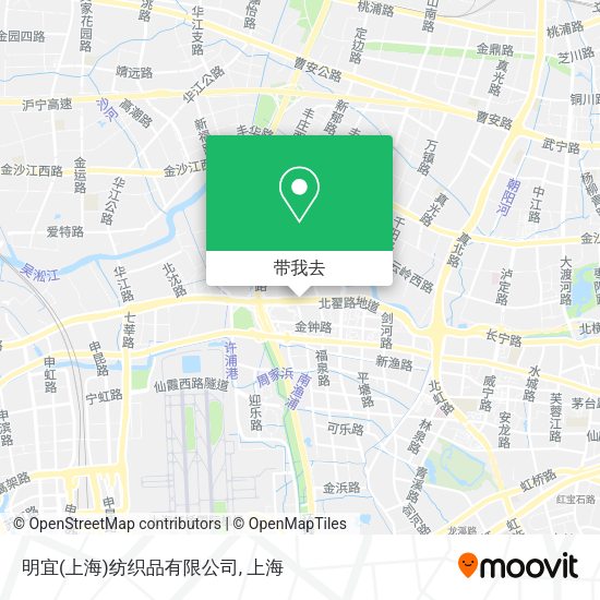 明宜(上海)纺织品有限公司地图