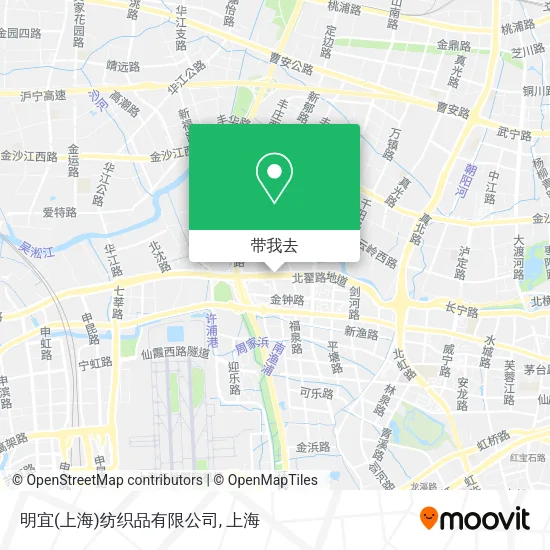 明宜(上海)纺织品有限公司地图