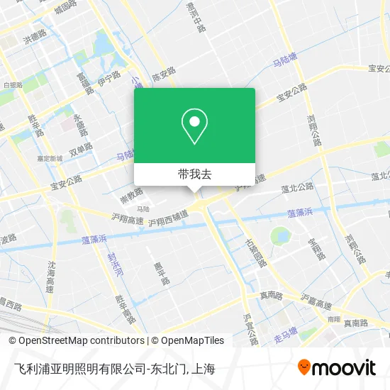 飞利浦亚明照明有限公司-东北门地图