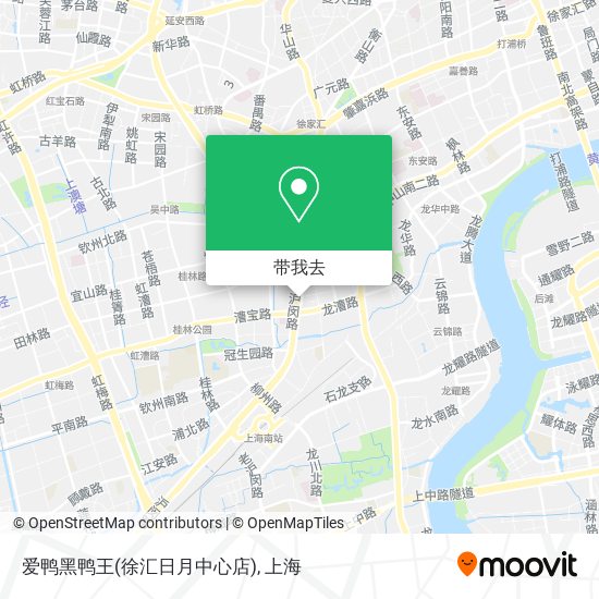 爱鸭黑鸭王(徐汇日月中心店)地图