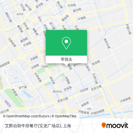 艾爵自助牛排餐厅(宝龙广场店)地图