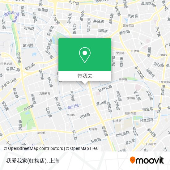 我爱我家(虹梅店)地图