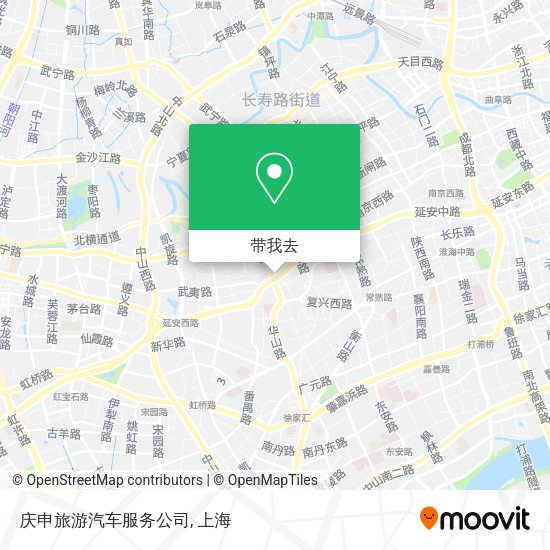 庆申旅游汽车服务公司地图