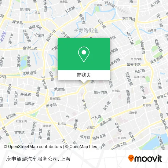 庆申旅游汽车服务公司地图