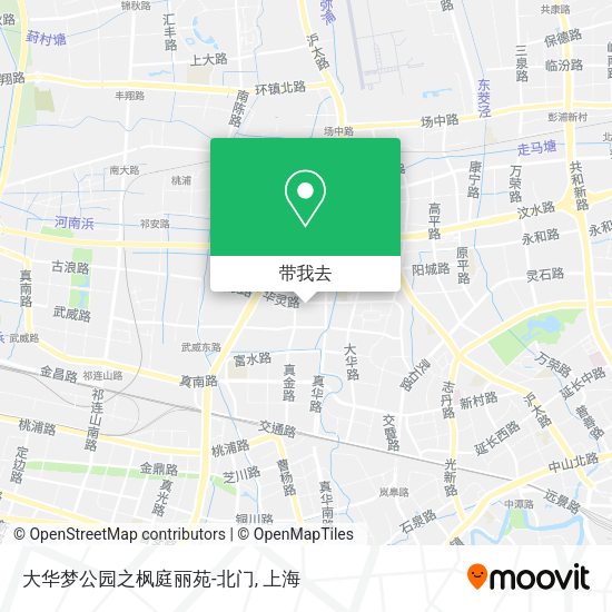 大华梦公园之枫庭丽苑-北门地图