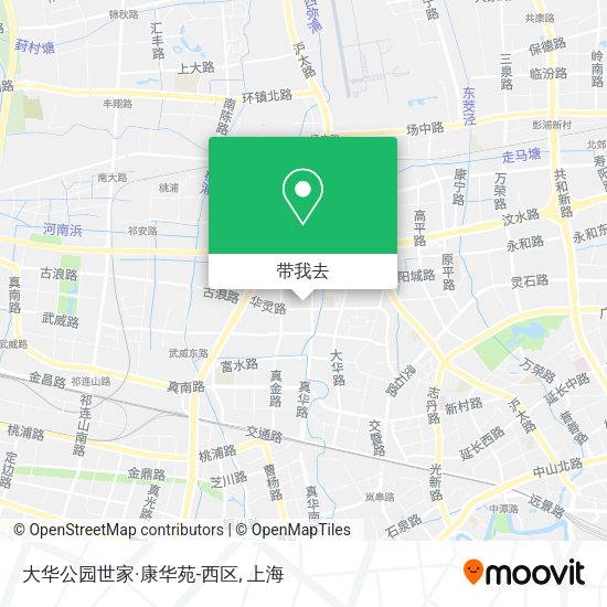 大华公园世家·康华苑-西区地图