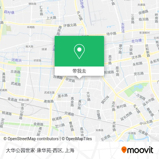 大华公园世家·康华苑-西区地图