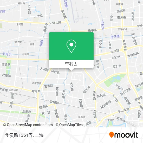 华灵路1351弄地图