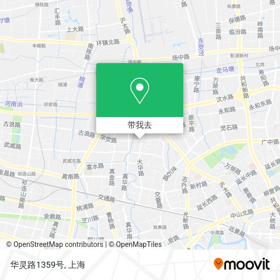 华灵路1359号地图