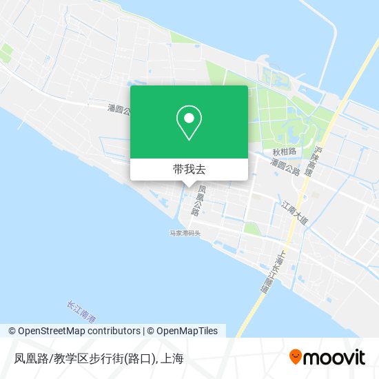 凤凰路/教学区步行街(路口)地图