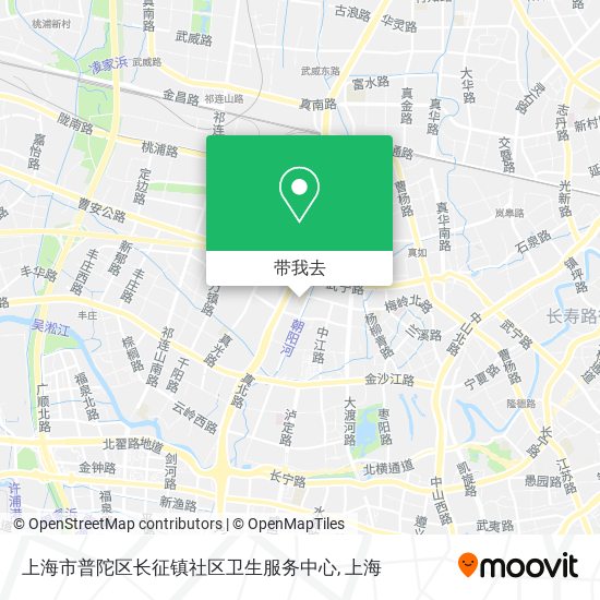 上海市普陀区长征镇社区卫生服务中心地图