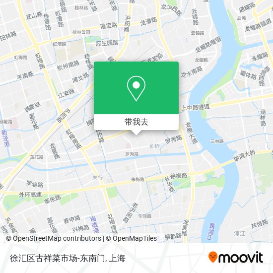 徐汇区古祥菜市场-东南门地图