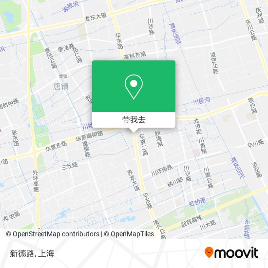 新德路地图