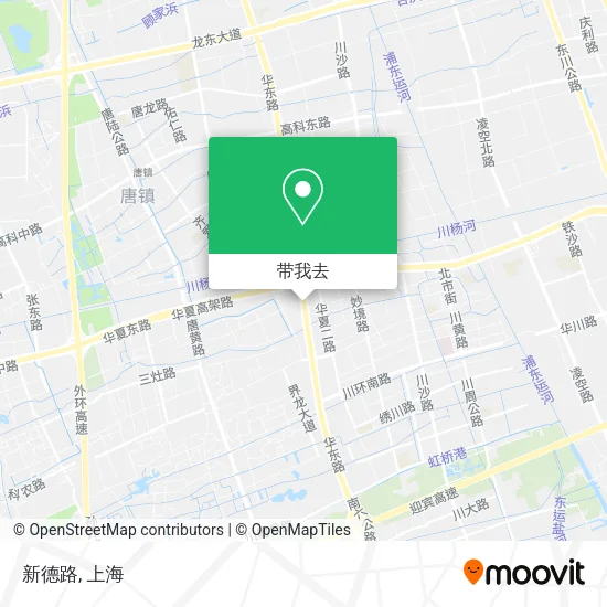 新德路地图