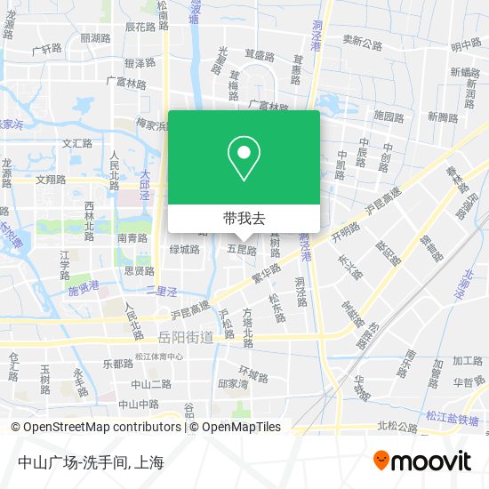 中山广场-洗手间地图