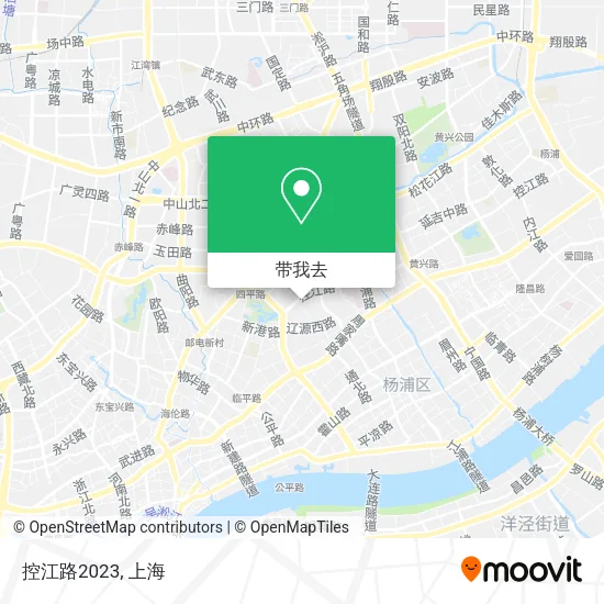 控江路2023地图
