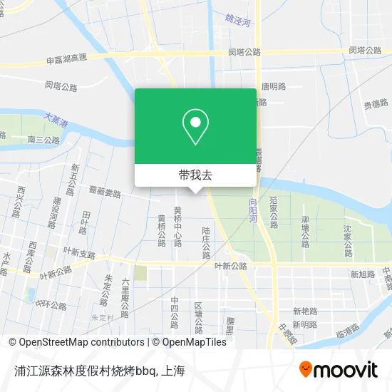 浦江源森林度假村烧烤bbq地图