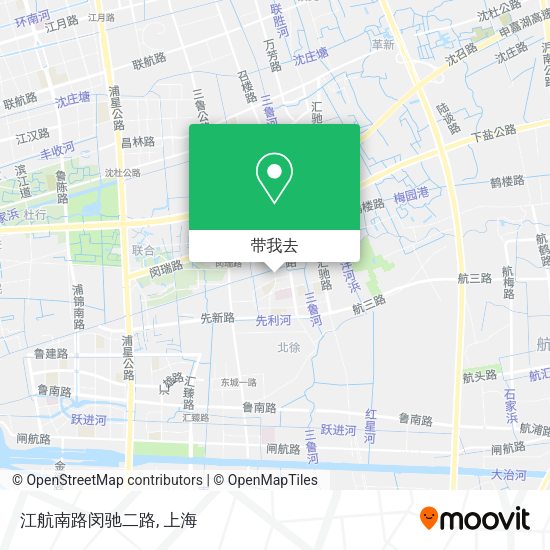 江航南路闵驰二路地图