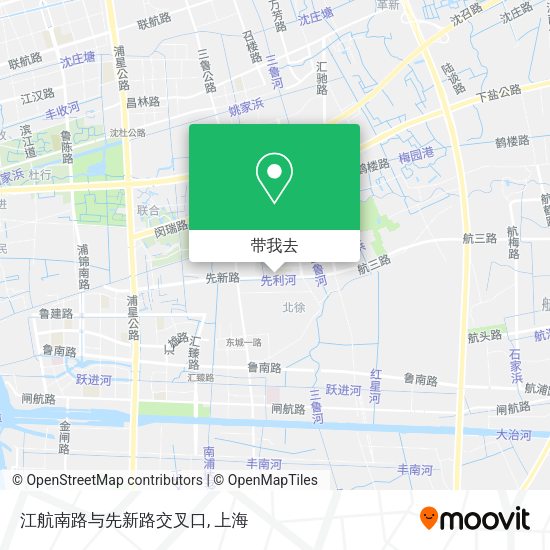 江航南路与先新路交叉口地图