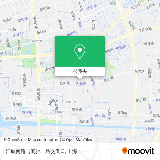 江航南路与闵驰一路交叉口地图